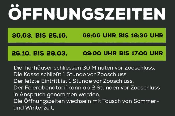Öffnungszeiten 2025 Öffnungszeiten 25: Sommer 9-18:30 Uhr, Winter 9-17 Uhr