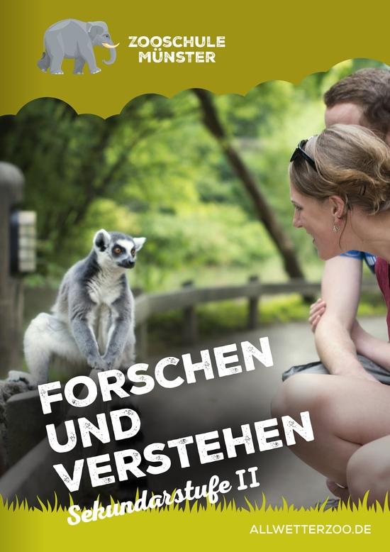 Flyer der Zooschule des Allwetterzoos für die Sekundarstufe II