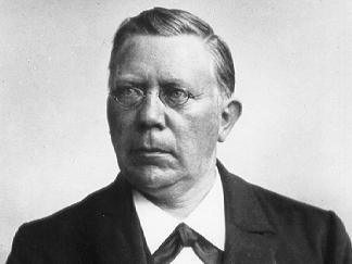 Schwarz-Weiß-Portrait des Zoologen Hermann Landois