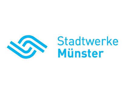 Das Logo der Stadtwerke Münsterland, einem Sponsor des Allwetterzoos Münster