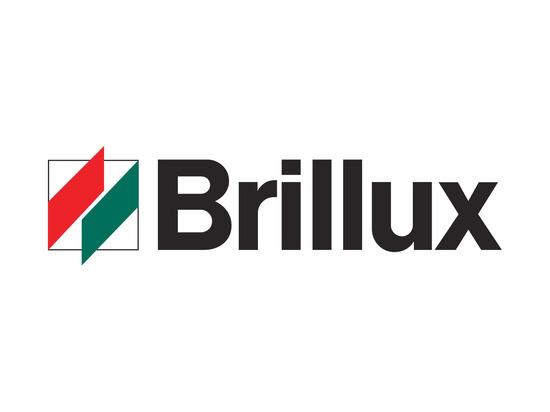 Das Logo von Brillux, einem Sponsor des Allwetterzoos