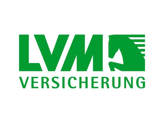 Das Logo der LVM Versicherung, einem Sponsor des Allwetterzoos