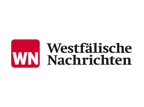 Das Logo der Westfälischen Nachrichten, einem Sponsor des Allwetterzoos Münster