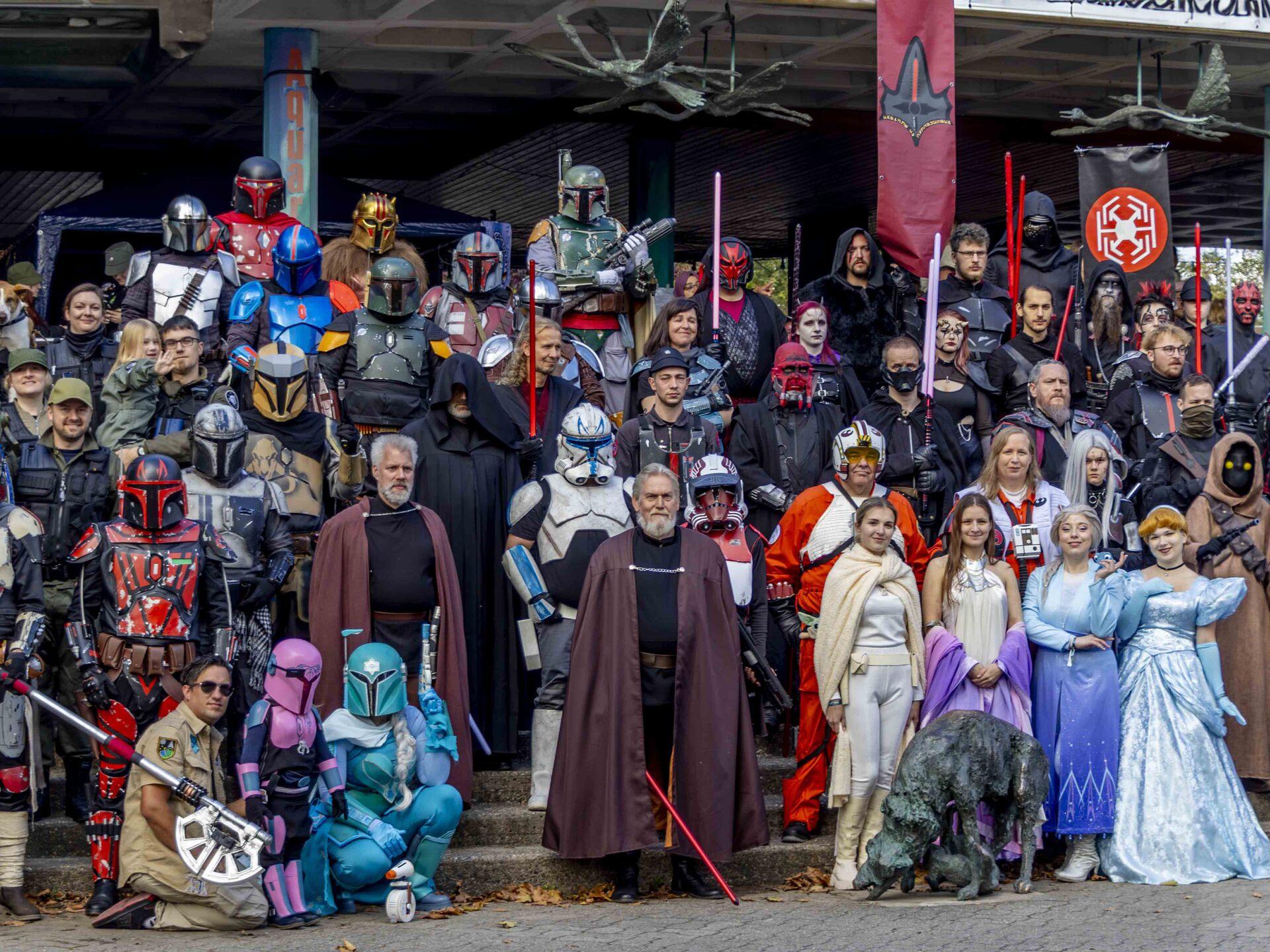 Ein Gruppenbild der Teilnehmer des galaktischen Wochenendes